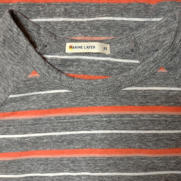 Marine Layer Striped Raglan Baseball Tee - Picture 4 of 5
